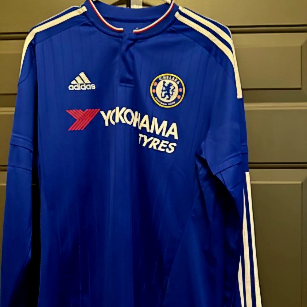 Adidas 2015/16 Home Chelsea FC Long Sleeve Jersey